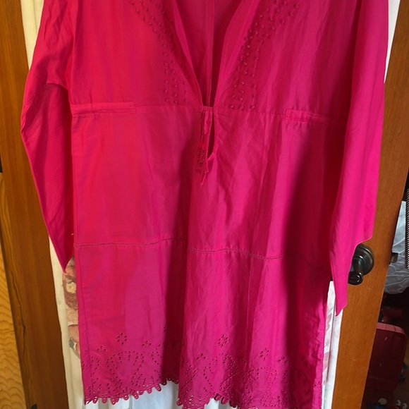 Loose long sleeves swimsuit cover up - Picture 2 of 4